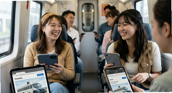 穿梭Transocks海外生活应用场景图