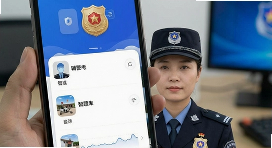 辅警考试智题库app界面展示