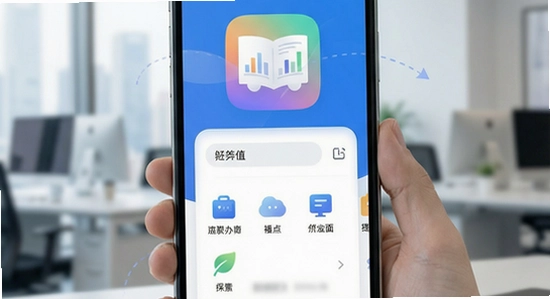 楚能办公App界面功能展示图