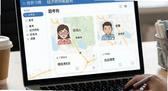 经济师刷题狗备考界面展示