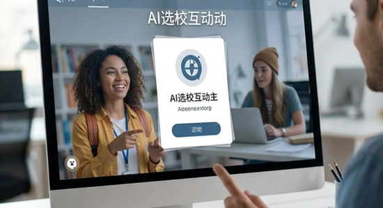 AI选校互动主界面展示