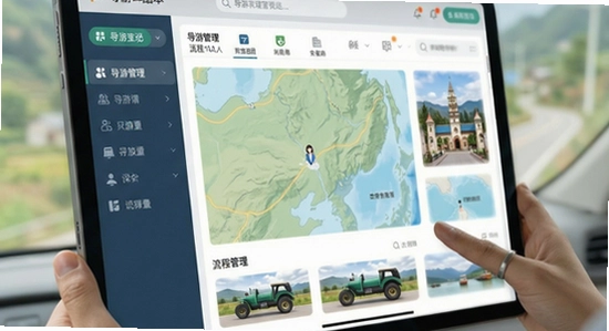 导游带团宝行程管理界面
