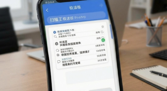扫描王极速版文档增强效果对比图