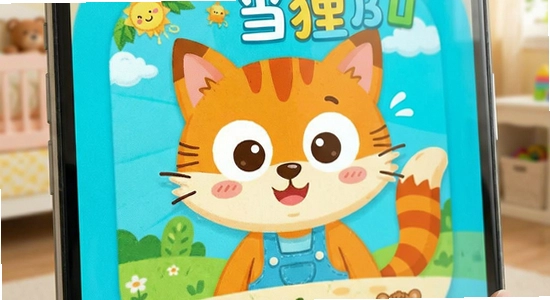 当当狸app儿童早教界面展示