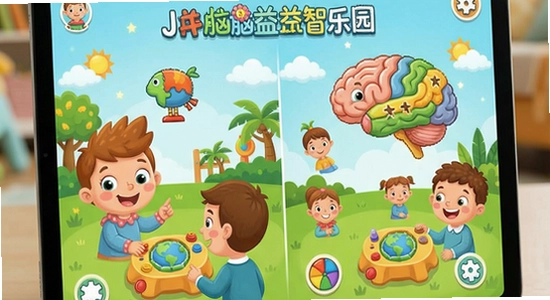 左右脑益智乐园儿童益智游戏界面