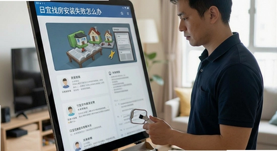 日宜找房安装失败怎么办