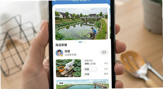 淘凌家塘应用界面展示
