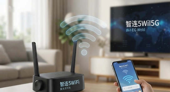 智连5GWiFi多场景应用展示图