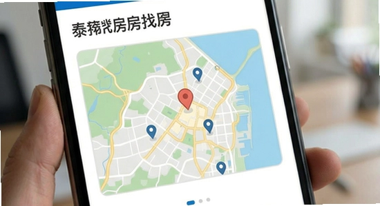 泰找房地图找房功能界面展示