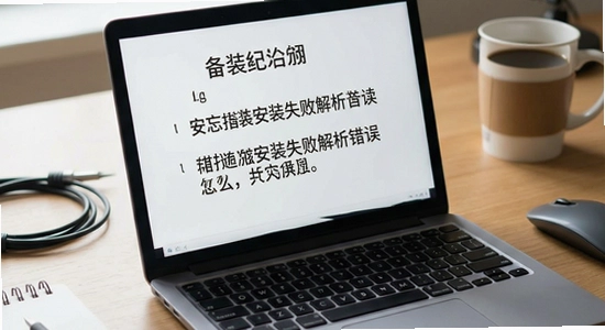 备忘录安装失败解析包错误怎么办