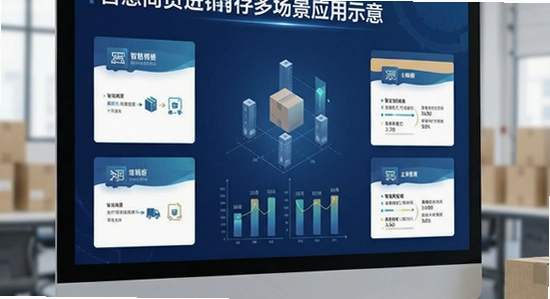 智慧商贸进销存多场景应用示意