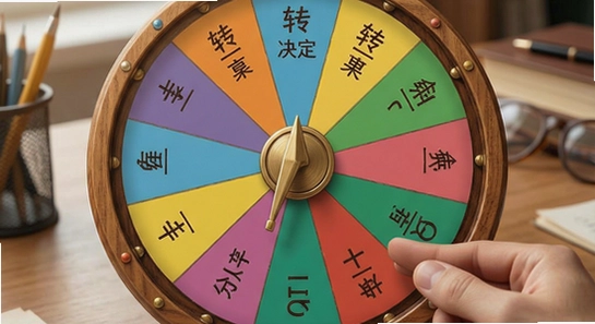 小决定转盘结果保存分享方法