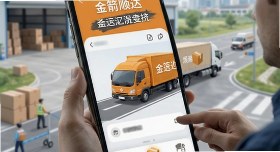 金箭顺达app物流运输场景展示图