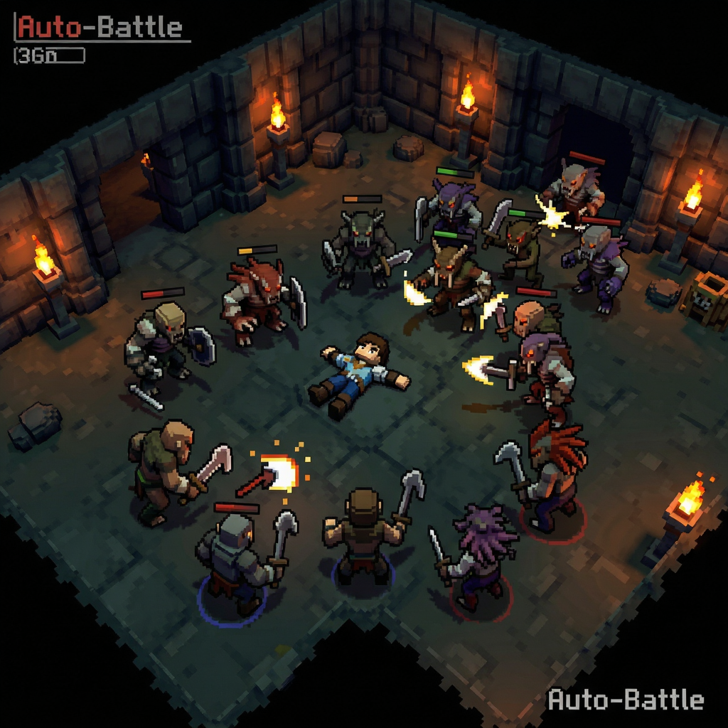 Auto-Battle Got Me Killed�ٷ������ؽ�ͼ