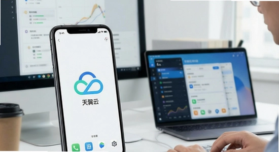 天翼云手机多场景挂机与办公演示
