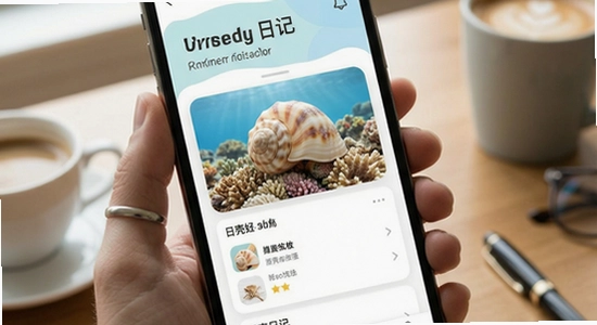 贝壳日记应用界面展示