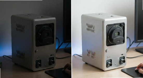 AI Compressorѹ��ǰ��Ч���Աȳ���
