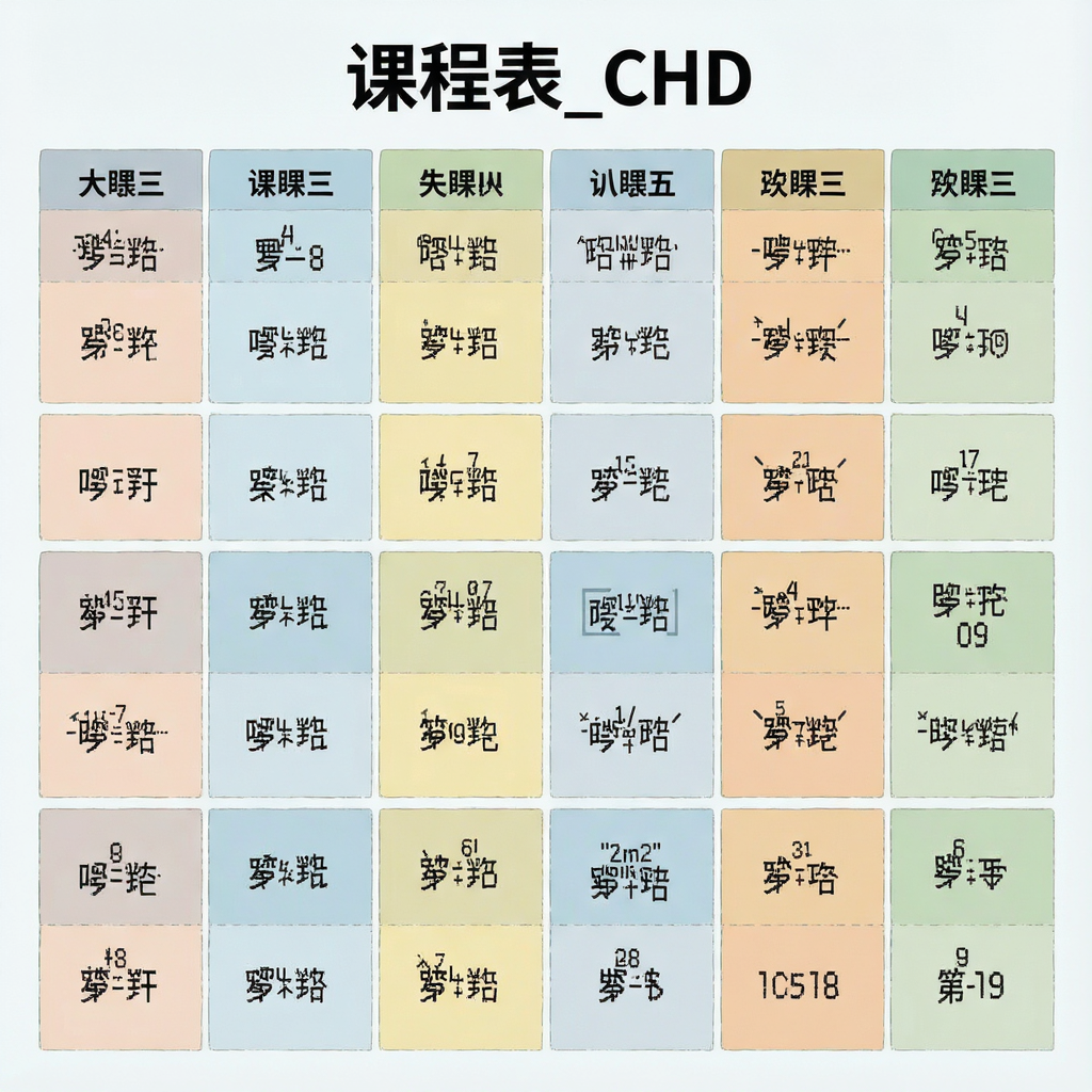 课程表(课程表CHD)官方下载截图