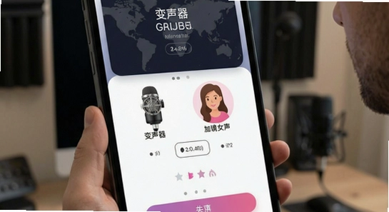 变声器男声变女声界面展示