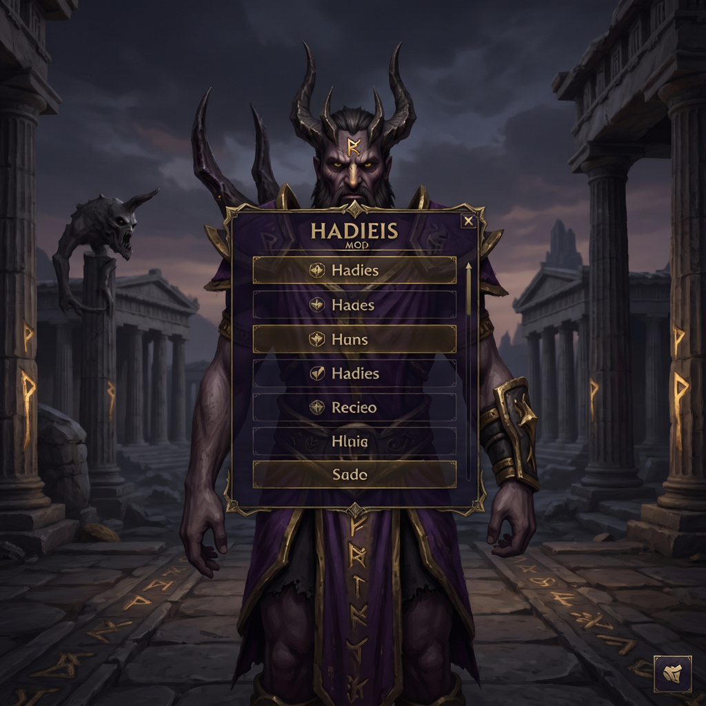 ����˹(Hades)�ٷ�������v1.7 ���ò˵���