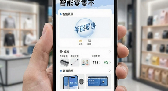 智能新零售商城系统移动端首页展示