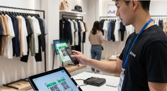 智能新零售系统服装门店扫码盘点场景