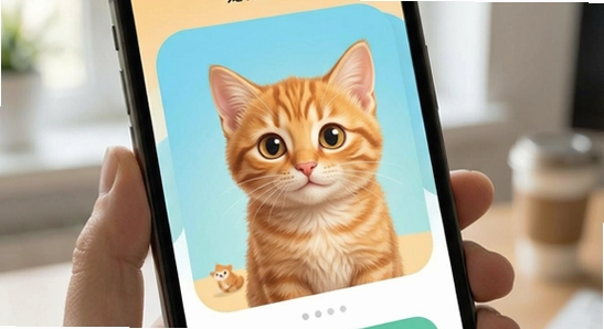 小橘猫宠物翻译app界面展示