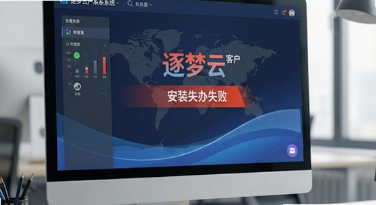 逐梦云客户关系管理系统安装失败怎么办