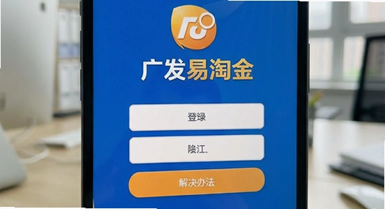 广发易淘金登录异常解决办法