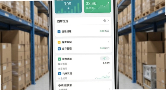 四库仓储管理软件手机端库存管理界面展示