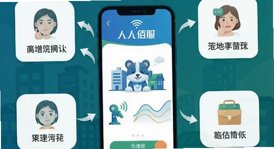 人人佰服本地服务场景示意图