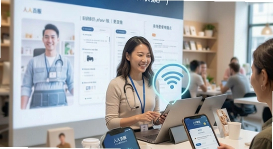 人人佰服多场景使用展示图