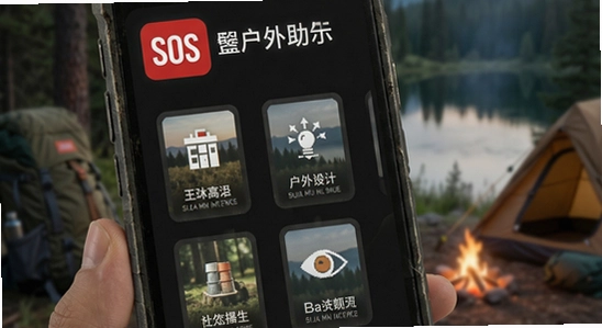 手电筒SOS户外助手主界面功能展示图