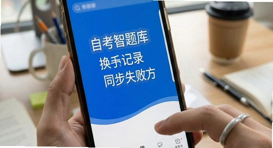 自考智题库换手机记录同步失败解决方法