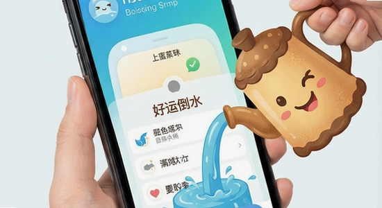 好运倒水应用界面展示