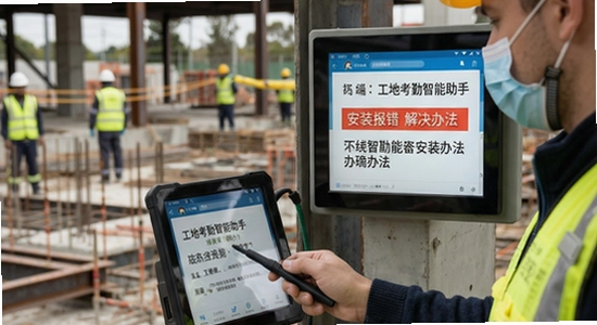 工地考勤智能助手安装报错解决办法