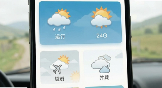远行天气主界面展示