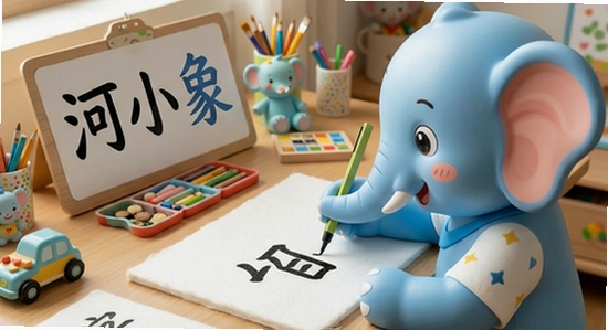 河小象写字多场景练字搭配