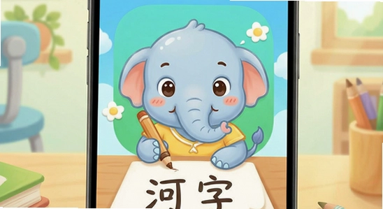 河小象写字app练字课堂界面