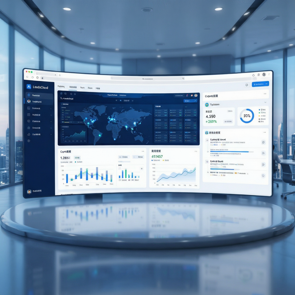 LeadsCloud�ٷ����ؽ�ͼ