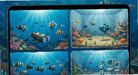 海底世界生存2多场景游玩展示