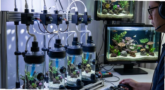 多缸水族设备联动管理场景