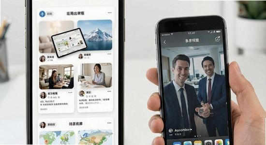 原相机多场景应用示意图