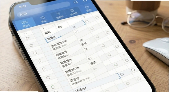 移动端表格编辑多场景使用展示