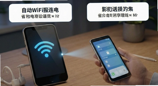 �Զ�WiFi����ʡ���������л�����ʾ��ͼ