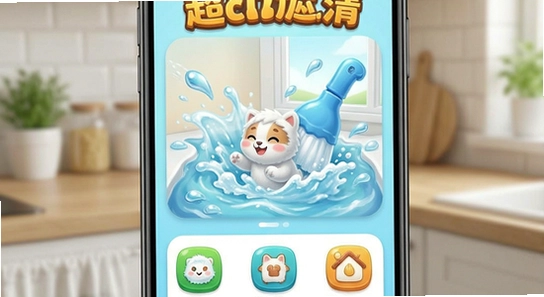 超解压清洗应用界面展示