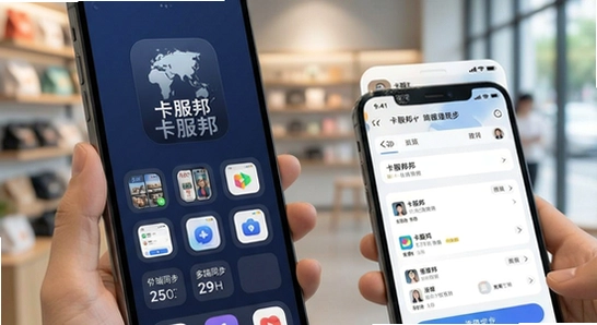 卡服邦门店App管理系统多端数据同步场景