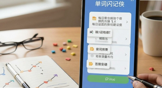 单词闪记侠怎么设置每日背词量
