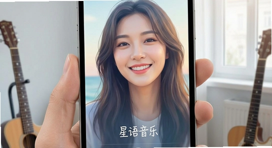星语音乐清爽播放界面