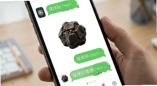 煤球App社交聊天界面展示